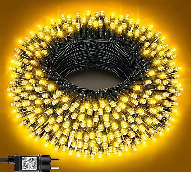Montegoni LED-Lichterkette 10m 100 LEDs Lichterkette warmweiß, Weihnachtsde günstig online kaufen