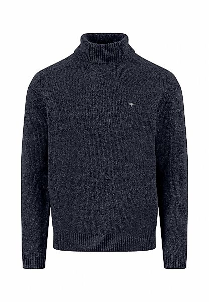 FYNCH-HATTON Rollkragenpullover im Strick-Look meliert günstig online kaufen