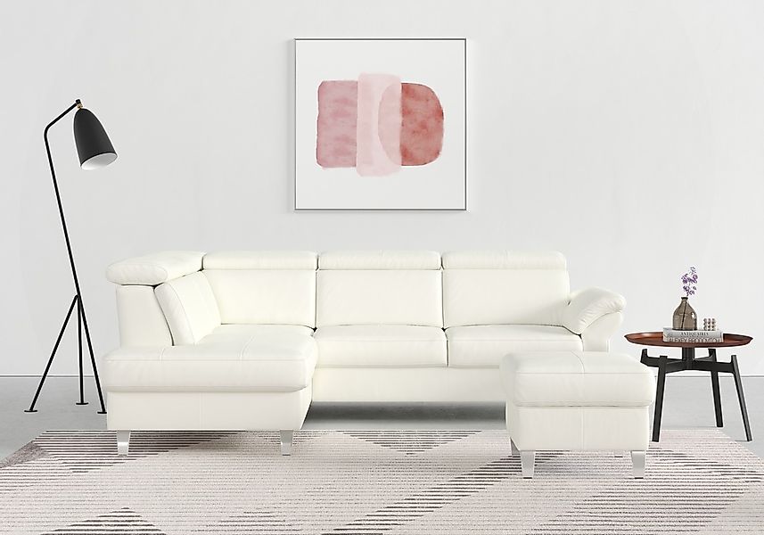 sit&more Ecksofa, inklusive Kopfteilverstellung, wahlweise mit Bettfunktion günstig online kaufen