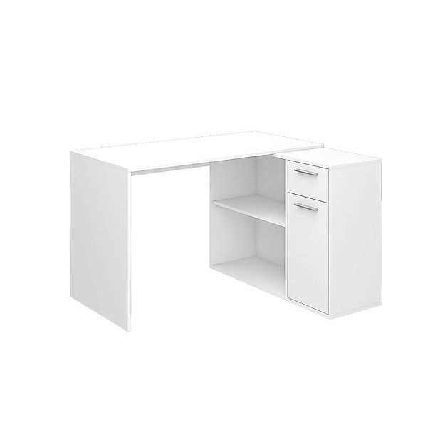 Vicco Eckschreibtisch Robin, Weiß, 120 x 60 cm günstig online kaufen