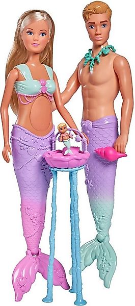 SIMBA Anziehpuppe Steffi Love, Mermaid Family, mit Kevin günstig online kaufen