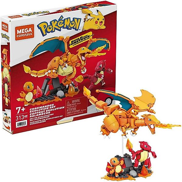 MEGA Spielfigur Pokémon Charmander Evolution Set, zum Zusammenbauen günstig online kaufen
