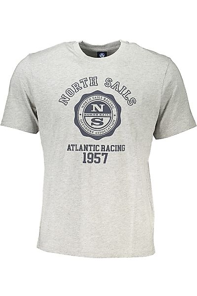 North Sails T-Shirt Herren Graues Kurzarm günstig online kaufen