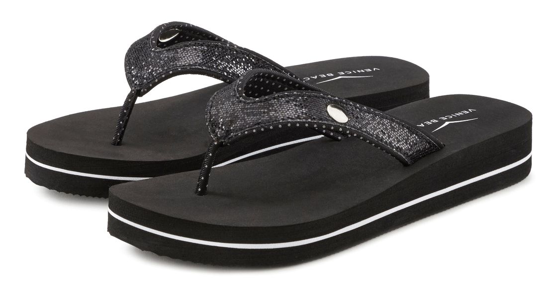 Venice Beach Sandale, Pantolette Badezehentrenner Zehentrenner, günstig online kaufen
