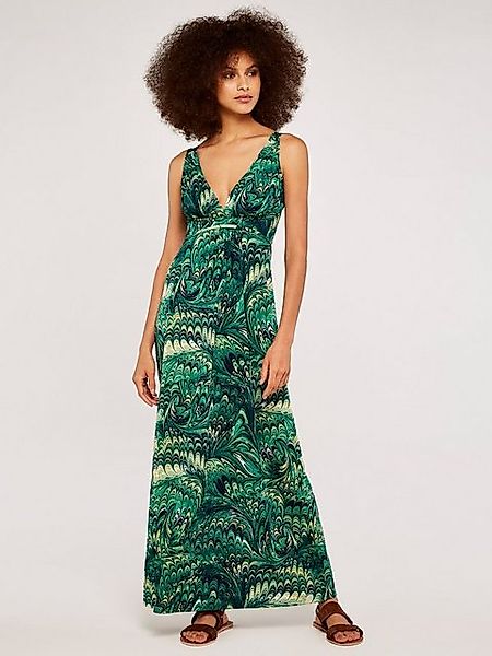 Apricot Maxikleid Marmoriertes Maxikleid, (1-tlg) mit Taillenband günstig online kaufen