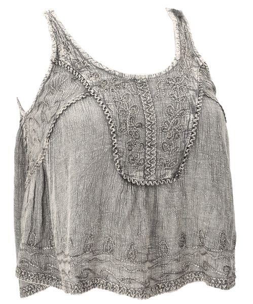 Guru-Shop T-Shirt Besticktes Top Boho chic, günstig online kaufen