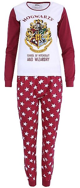 Sarcia.eu Pyjama Weiß-dunkelrotes Pyjama mit Sternenmuster Harry Potter 6 J günstig online kaufen