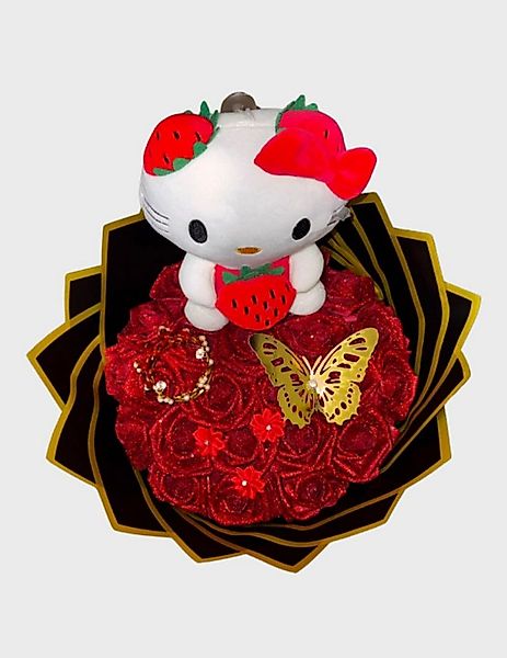 Kunstblumenstrauß Blumenstrauß / Rosen / Bouquets / Blumen / Künstliche Blu günstig online kaufen