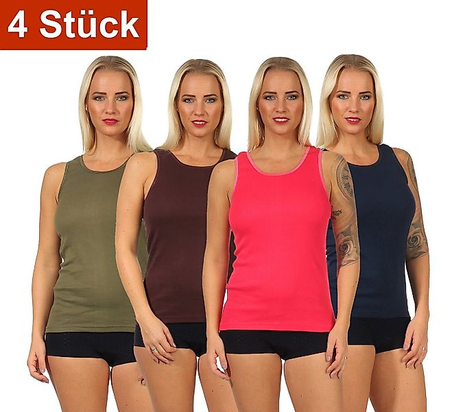 Cocain underwear Unterhemd Damen Unterhemd Vollachsel Spaghetti weiss schwa günstig online kaufen