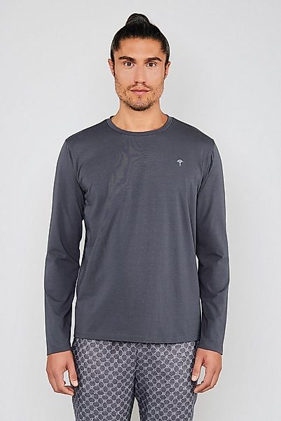 JOOP! Pyjamaoberteil Rundhalsausschnitt, Langarm, Bauwoll-Mix, Regular Fit günstig online kaufen