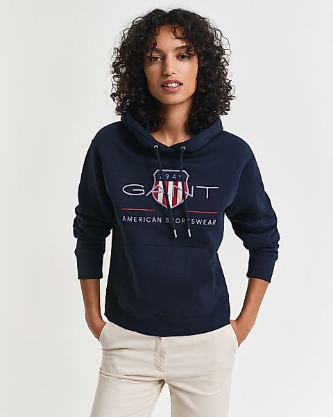 Gant Kapuzensweatshirt "ARCHIVE SHIELD HOODIE", Mit Kapuze mit Kordelzug günstig online kaufen