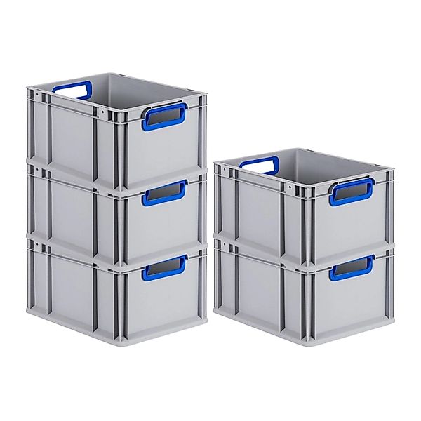 PROREGAL Spar Set 5x Eurobox Nextgen Color HxBxT 22 x 30 x 40 cm 20 Liter G günstig online kaufen