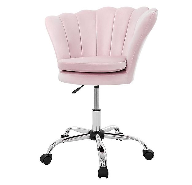 ML-DESIGN Bürostuhl 360° Drehstuhl aus Samt, Polsterstuhl mit Rückenlehne h günstig online kaufen