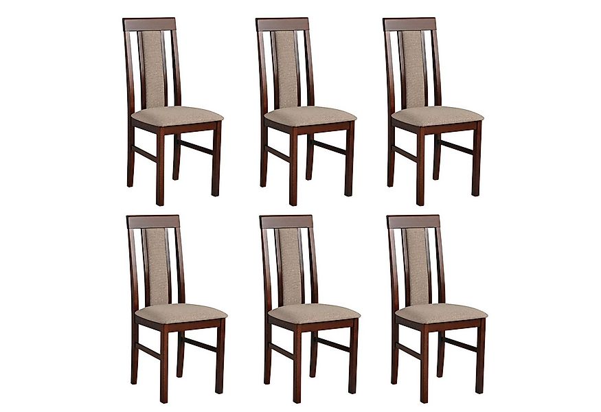 MOEBLO Stuhl ELIONA 2 (Eleganter Massivholz-Stuh – zeitloses Design mit gep günstig online kaufen