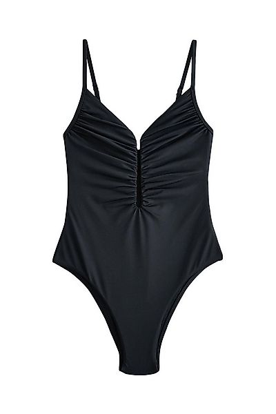Next Badeanzug Tief ausgeschnittener bauchformender Badeanzug (1-St) günstig online kaufen