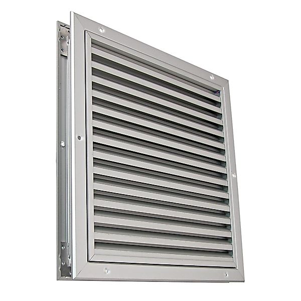 Häusler Lüftungsgitter LG-3030 DORAA Lamellengitter Alu 335 x 335 Abluftgit günstig online kaufen
