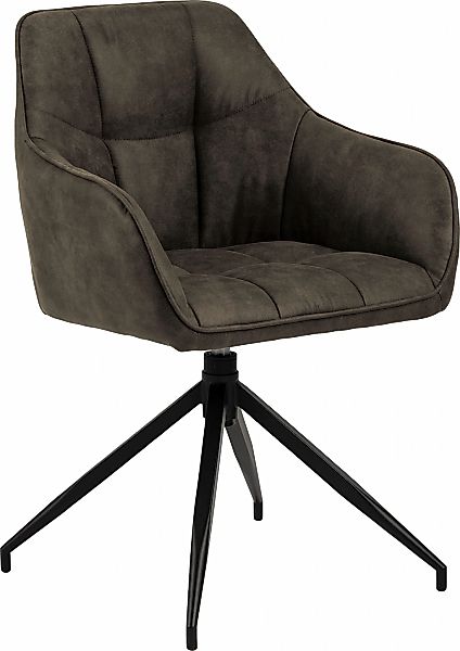 ACTONA GROUP Esszimmerstuhl "Beate" () 1 Stk.mit edlem Samtstoff und modern günstig online kaufen