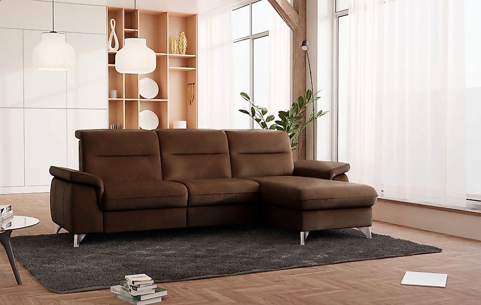 sit&more Ecksofa "Astoria L-Form" wahlweise mit motorischer Relaxfunktion günstig online kaufen