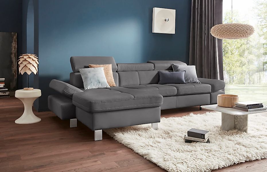exxpo - sofa fashion Ecksofa "Fiji, hochwertige Detailverarbeitung, Breite günstig online kaufen