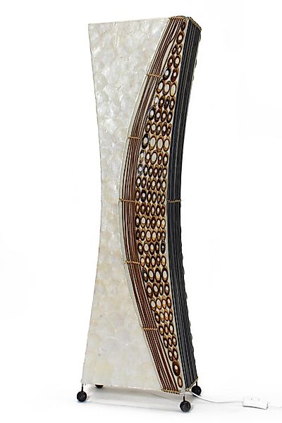 Frank Flechtwaren Stehlampe Design Stehleuchte Bali günstig online kaufen