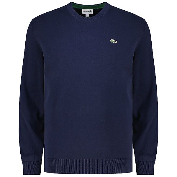 LACOSTE Feinstrickpullover aus Biobaumwolle Farbe marine Größe: 4XL günstig online kaufen