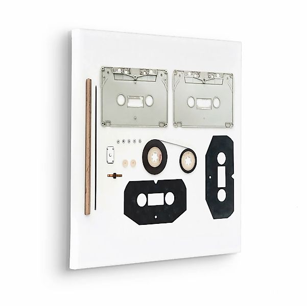 Komar Leinwandbild "Assembly Instructions Cassette - Größe 40 x 40 cm", Nat günstig online kaufen