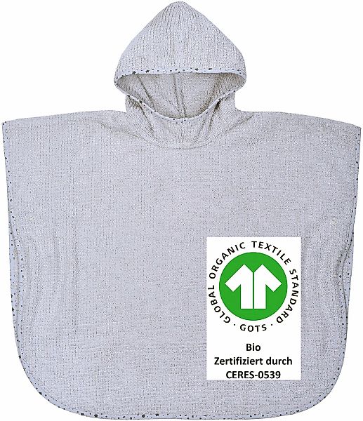 Wörner Badeponcho "at home" Biobaumwolle, maschinenwaschbar, trocknergeeign günstig online kaufen