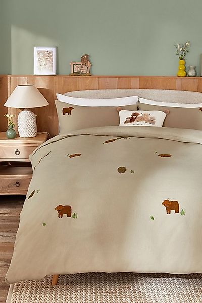 Next Bett-Set Getuftete Hamish Bettgarnitur aus 100 % Baumwolle, Bezug: Bau günstig online kaufen
