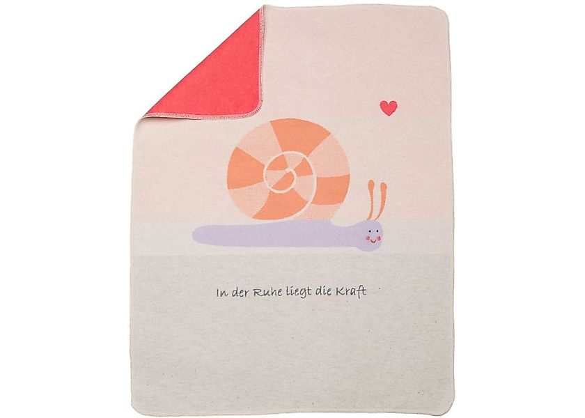 Babydecke Juwel mit Stick 'Schnecke' 70 günstig online kaufen