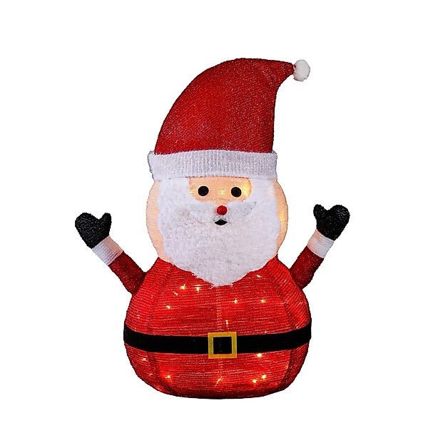 Luca Lighting LED-Weihnachtsfigur Weihnachtsmann Außen Ø 47 cm x 80 cm günstig online kaufen