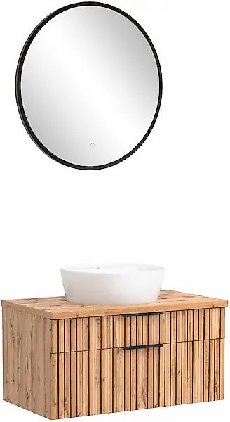 welltime Badmöbel-Set »Welltime, Carlton Waschtisch-Set, 80 oder 120 cm, ge günstig online kaufen
