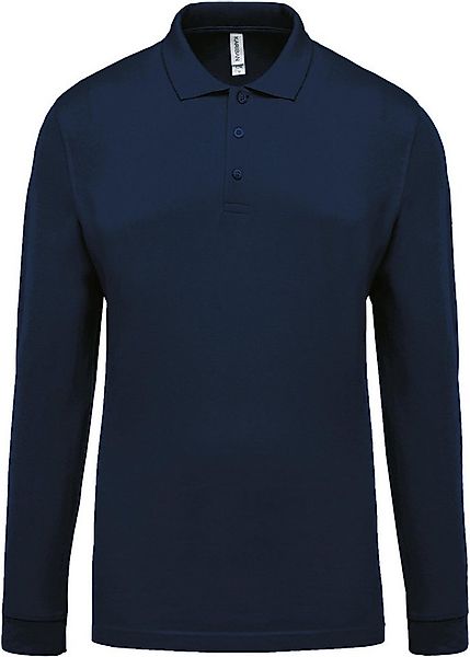 Kariban Langarm-Poloshirt Herren Langarm-Polohemd. Baumwollpiqué günstig online kaufen