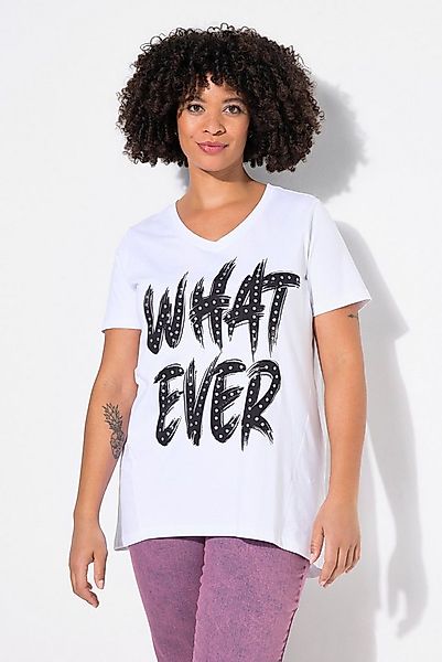 Angel of Style T-Shirt T-Shirt A-Linie Schriftzug mit Ziernieten günstig online kaufen