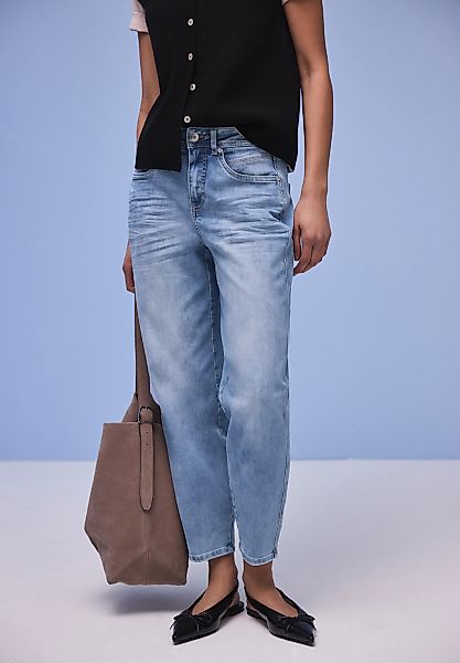 STREET ONE Loose-fit-Jeans "Style KARLIE" Barrel Legs, mit Viskose und Stre günstig online kaufen