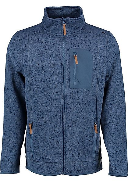 OS Trachten Strickfleecejacke Nucku Outdoorjacke mit Stehkragen und Brustta günstig online kaufen