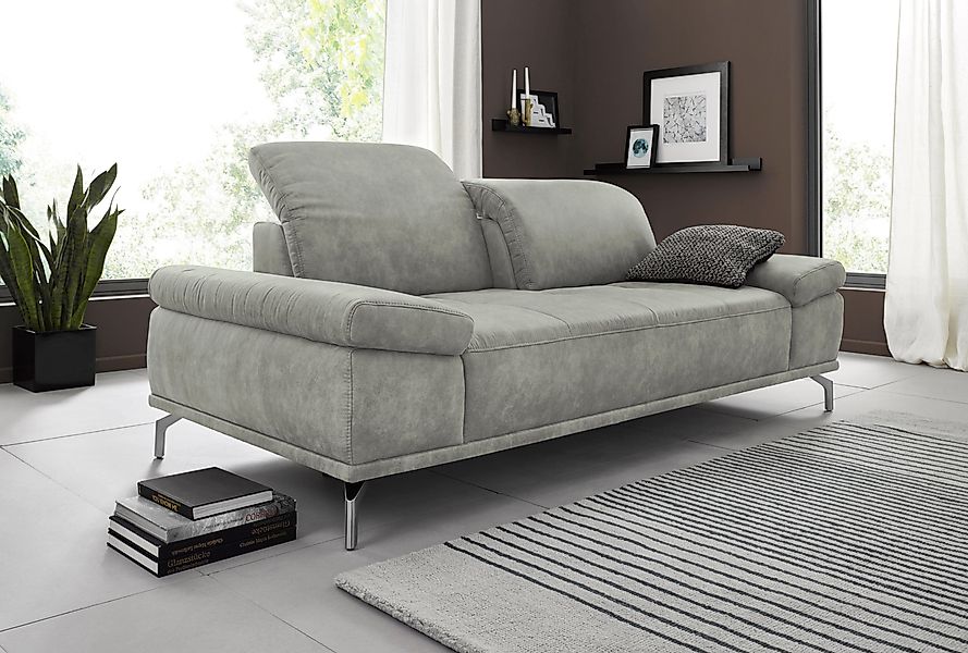 Places of Style 3-Sitzer "Caluna", mit Sitztiefen- und Kopfteilverstellung günstig online kaufen
