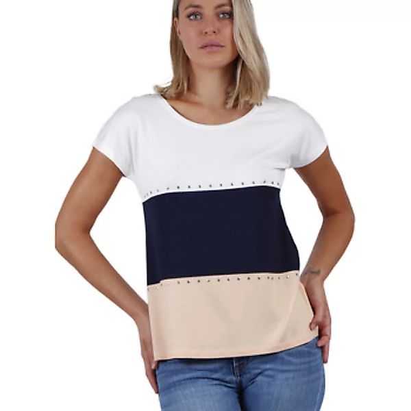 Admas  Blusen T-Shirt mit kurzen Ärmeln Tricolor günstig online kaufen