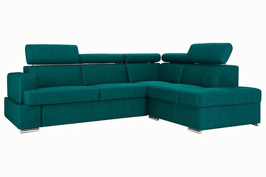 JVmoebel Ecksofa Bettfunktion Stoff Ecksofa L-Form Sofa Couch Design, Made günstig online kaufen