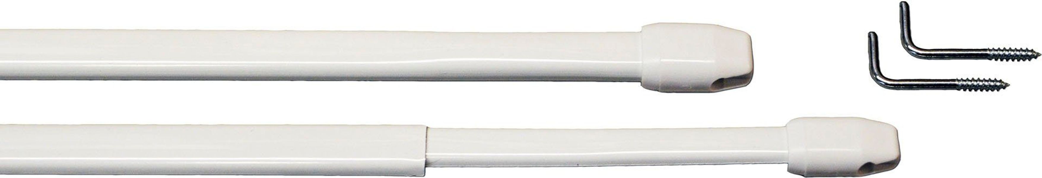 indeko Scheibenstange "Scheibenstange ausziehbar 1-läufig, 2 Stück" Ø 11 mm günstig online kaufen