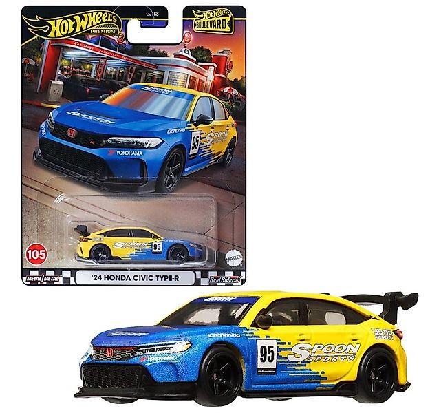Hot Wheels Spielzeug-Rennwagen Honda Civic Type R No.105 HRT61 Hot Wheels B günstig online kaufen