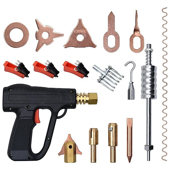 vidaXL Ausbeul-Riffelhammer, 67-tlg. Ausbeulspotter-Set günstig online kaufen