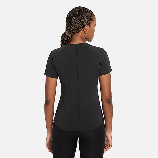 Nike Dri Fit One Luxe Kurzarm T-shirt XS Black / Reflective Silver günstig online kaufen
