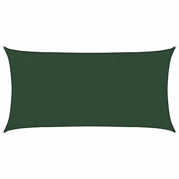 vidaXL Sonnensegel 160 g/m² Dunkelgrün 2,5x5 m HDPE 311456 günstig online kaufen