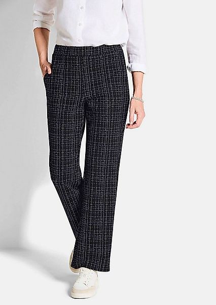 GOLDNER Stoffhose Kurzgröße: Elegante Businesshose VERA in Tweed Stilvolle, günstig online kaufen