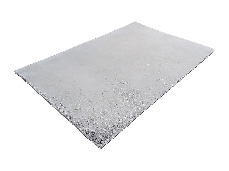 Hochflorteppich in Pelz-Optik - 160 x 230 cm - Grau - BUNNY günstig online kaufen
