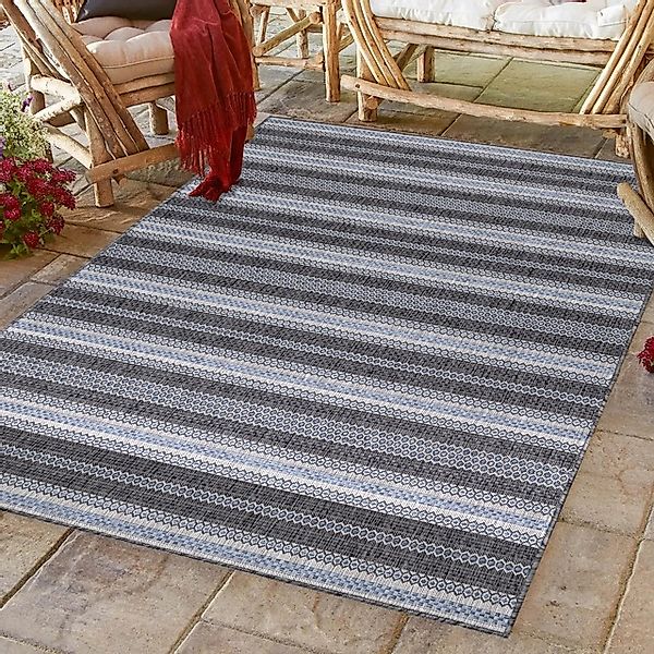 Ayyildiz Teppiche Outdoorteppich »SUNNY 4411«, rechteckig, 5 mm Höhe, Läufe günstig online kaufen