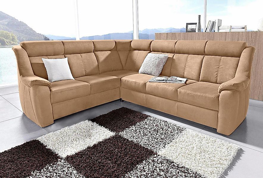sit&more Ecksofa "Basel L-Form" wahlweise mit Relaxfunktion günstig online kaufen