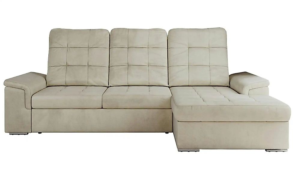 Ecksofa mit Schlaffunktion Madrito ¦ beige ¦ Maße (cm): B: 256 H: 89 Polste günstig online kaufen