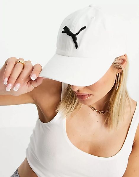 Puma – ESS – Weiße Kappe günstig online kaufen