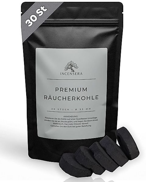 Incensera Räucherstövchen Hochwertige Räucherkohle - Räuchern, Kohletablett günstig online kaufen